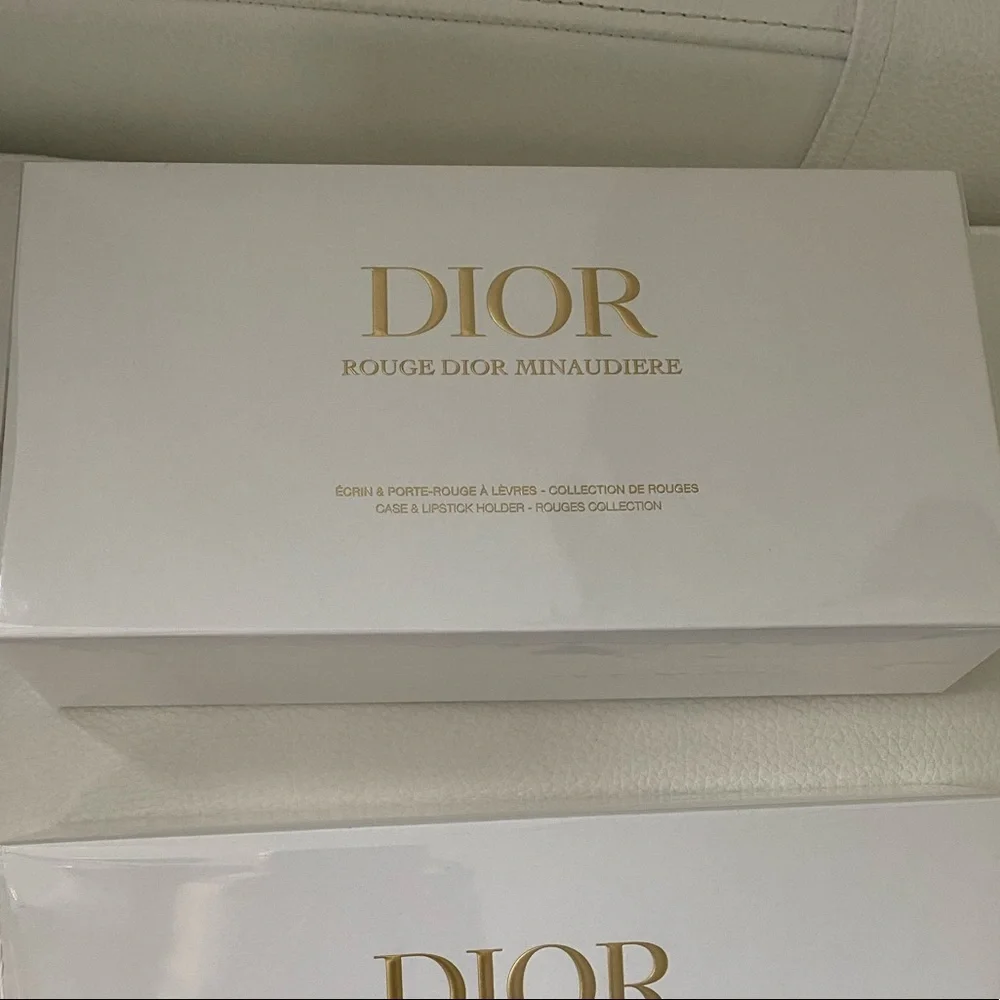 Golden crossbody mini clutch & Lipstick case - ROUGE DIOR - ATELIER OF DREAMS